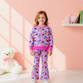 Girls Purple Demon Hunter Pants Set