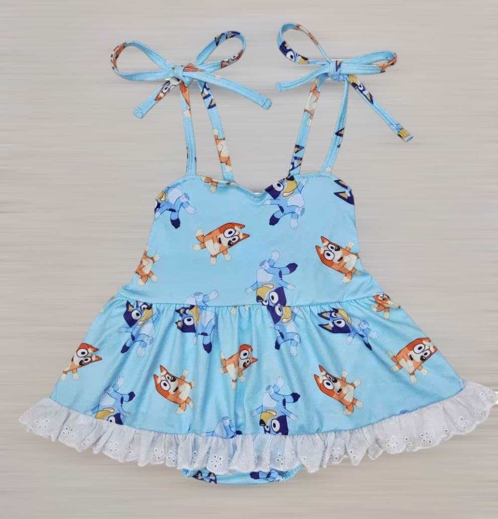 Baby Girl Bluey Romper